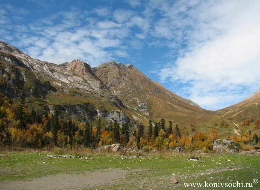 Конный поход в горы, Фишт, Лагонаки
