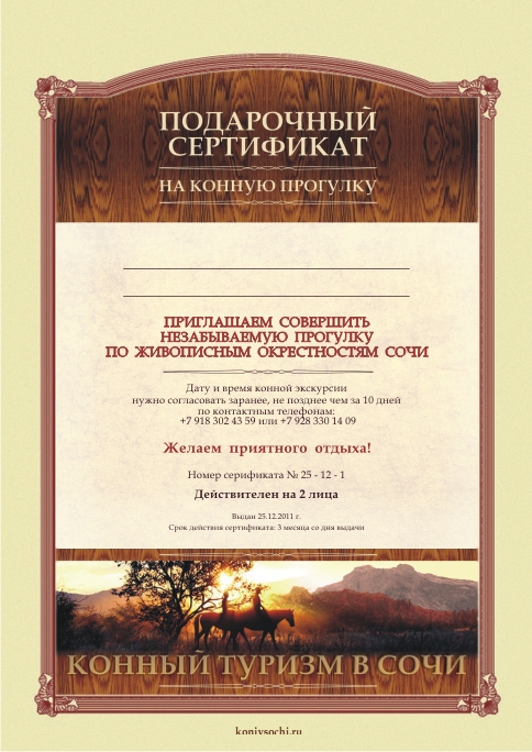 Конная прогулка в подарок, подарочный сертификат, приключение в подарок.